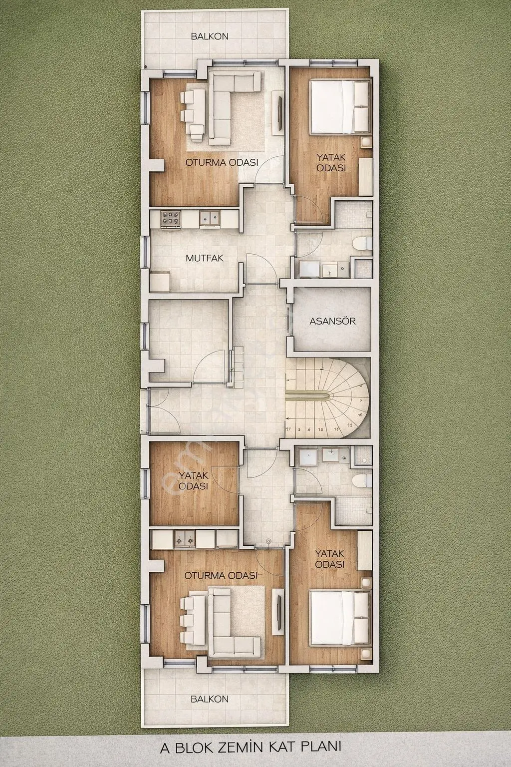 Kumbaşında Yeni Proje!2+1 Satılık Daireler|uygun Fiyat Avantajı - Görsel 7