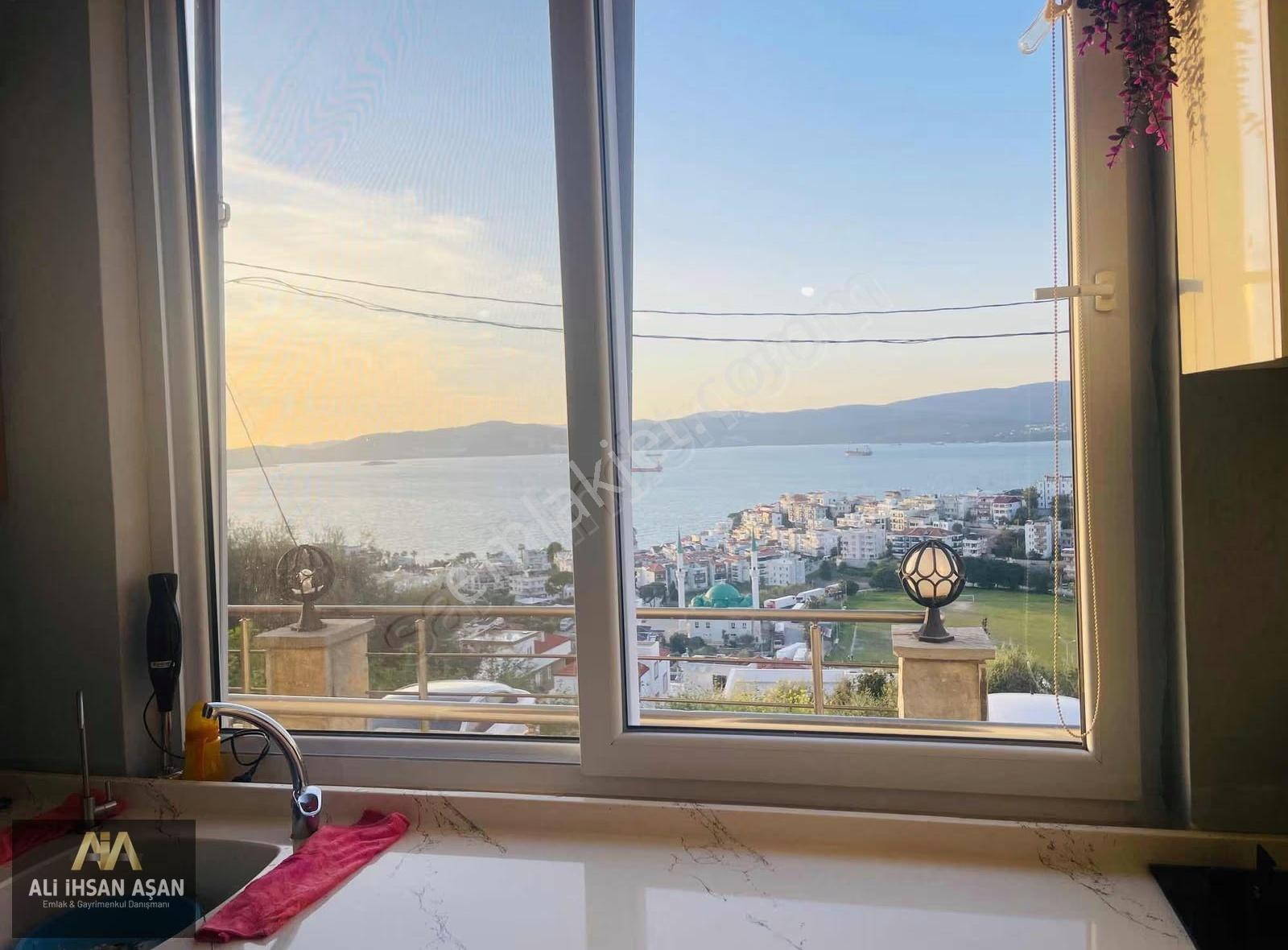 Satılık 2+1 Full Deniz Manzaralı Bahçe Katı Güllük Milas - Görsel 33