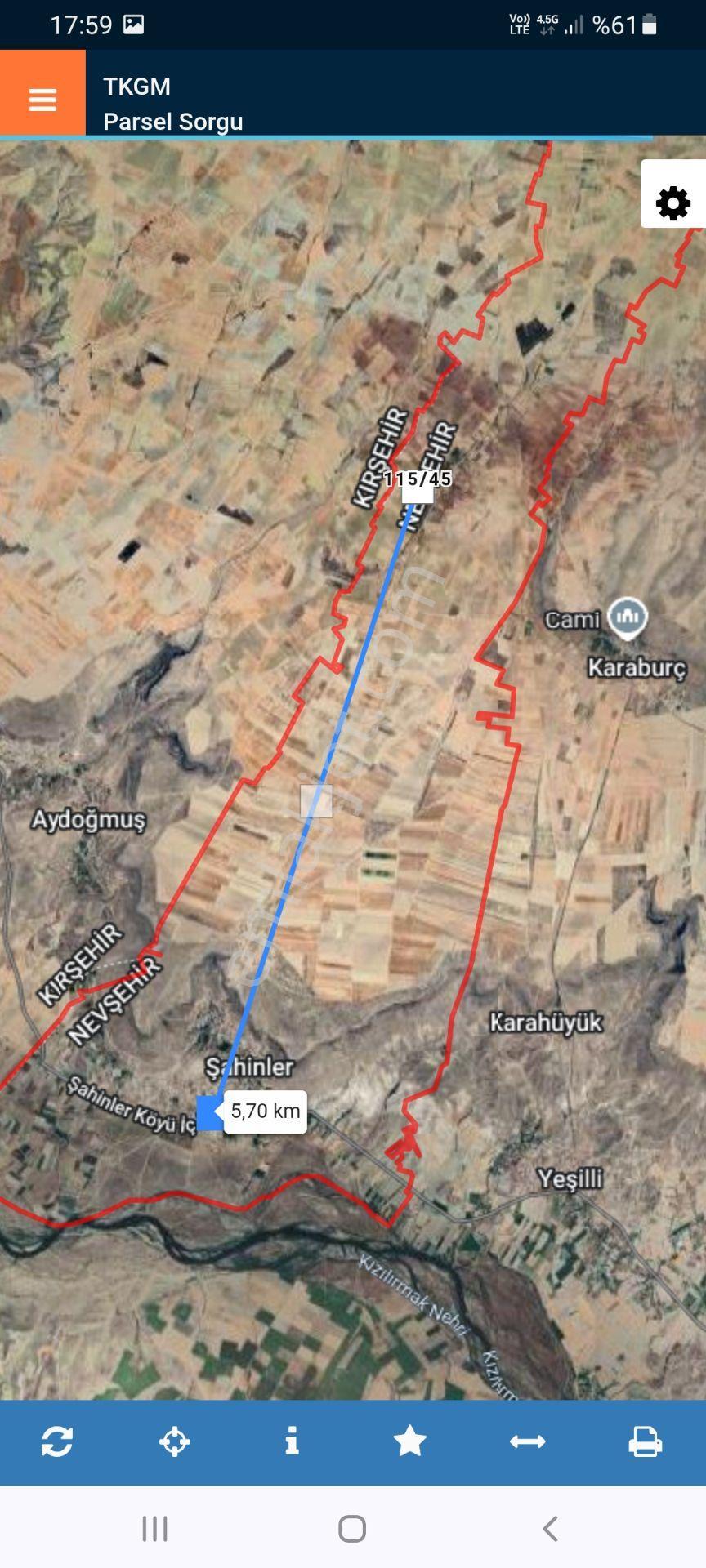 Nevşehir, Gülşehir, Şahinler Mahallesi Satılık Bağ 2912m2 - Görsel 4