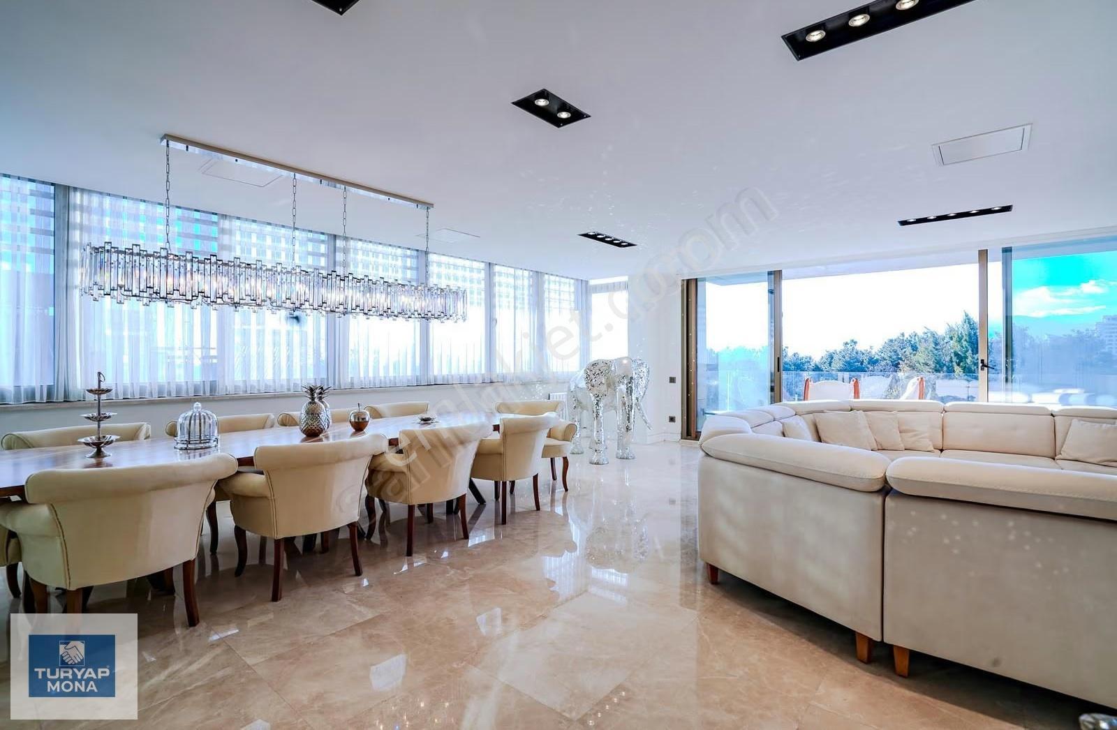 Antalya Bahçelievlerde Deniz Manzaralı 5+1 Lüks 400 M2 Daire - Görsel 4