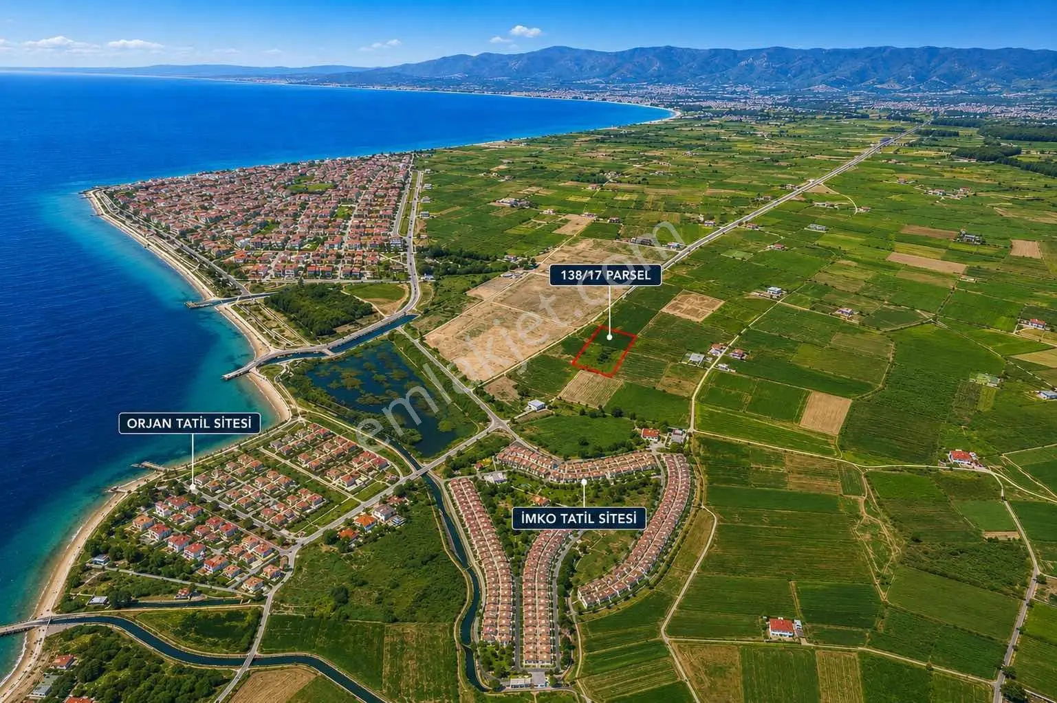 Onmax Burhaniye Çoruk'ta Satılık 292 M2 Yatırımlık Arsa