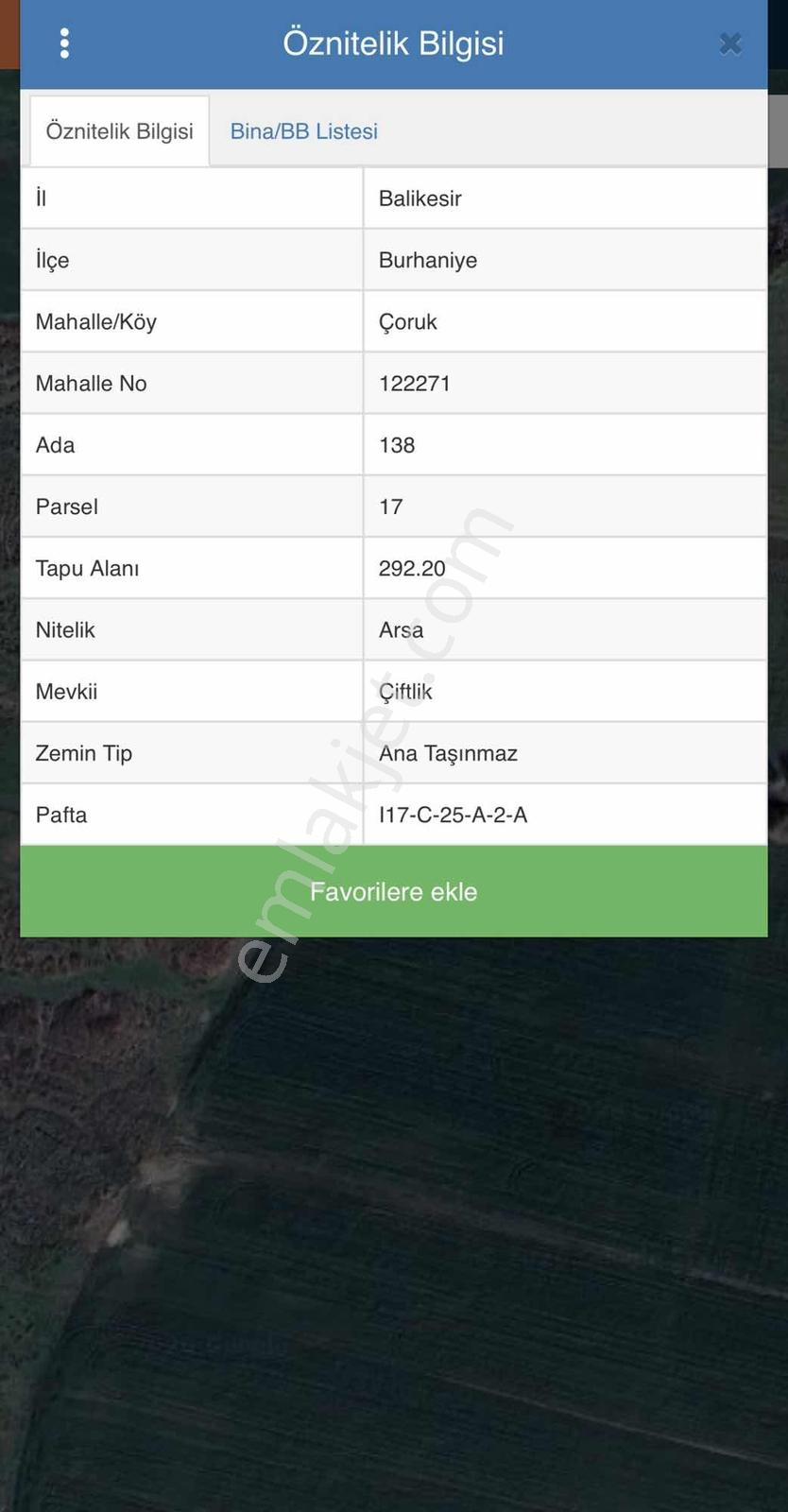 Onmax Burhaniye Çoruk'ta Satılık 292 M2 Yatırımlık Arsa - Görsel 7
