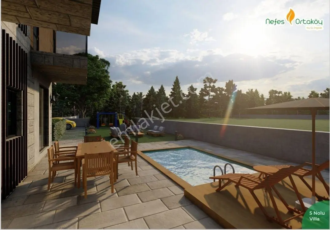 Muğla Ortaköy'de Modern Mimarili Özel Havuzlu 4+1villa Projesi! - Görsel 3