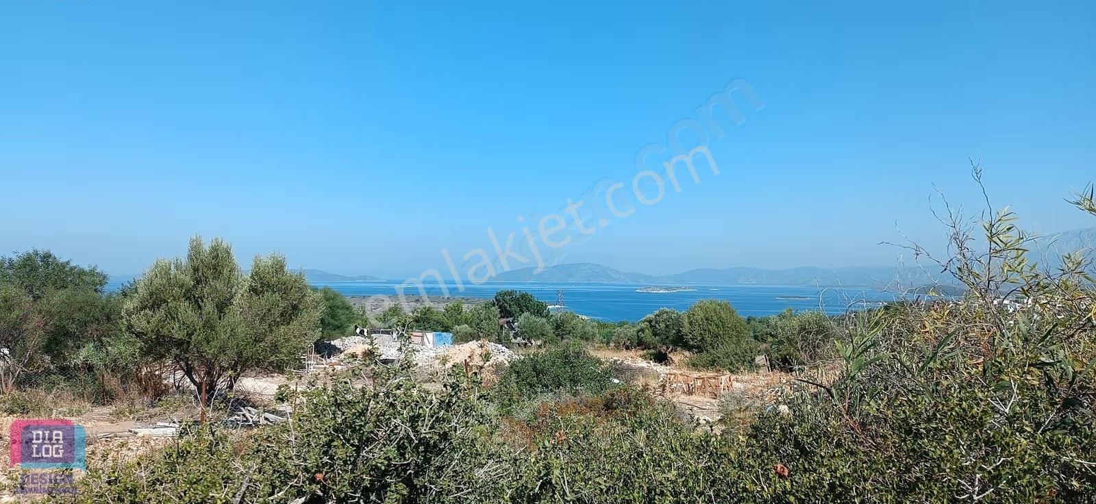 Çeşme Germiyan^da Panoramik Deniz Manzaralı 241 M2 Tarla