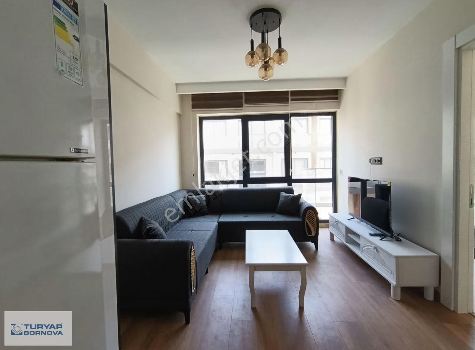 Bornova Latif Aydemir Business'da Sıfır Eşyalı 1+1 Kiralık Daire - Görsel 23