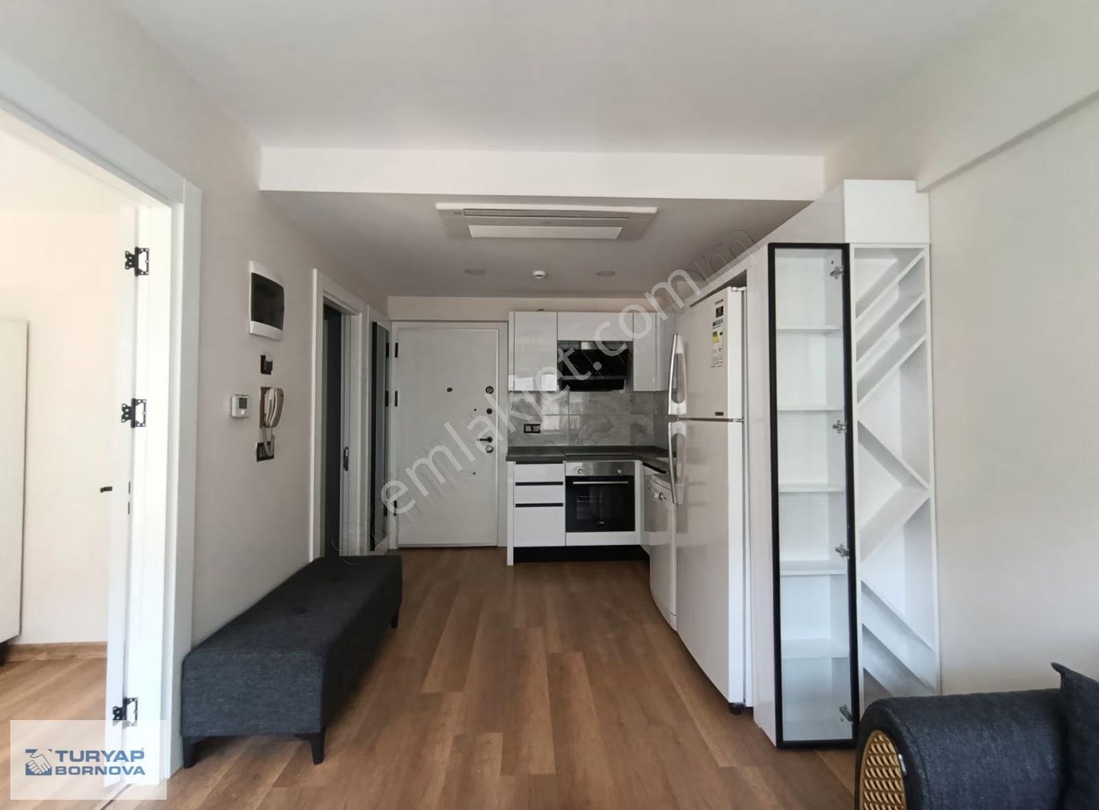 Bornova Latif Aydemir Business'da Sıfır Eşyalı 1+1 Kiralık Daire - Görsel 33