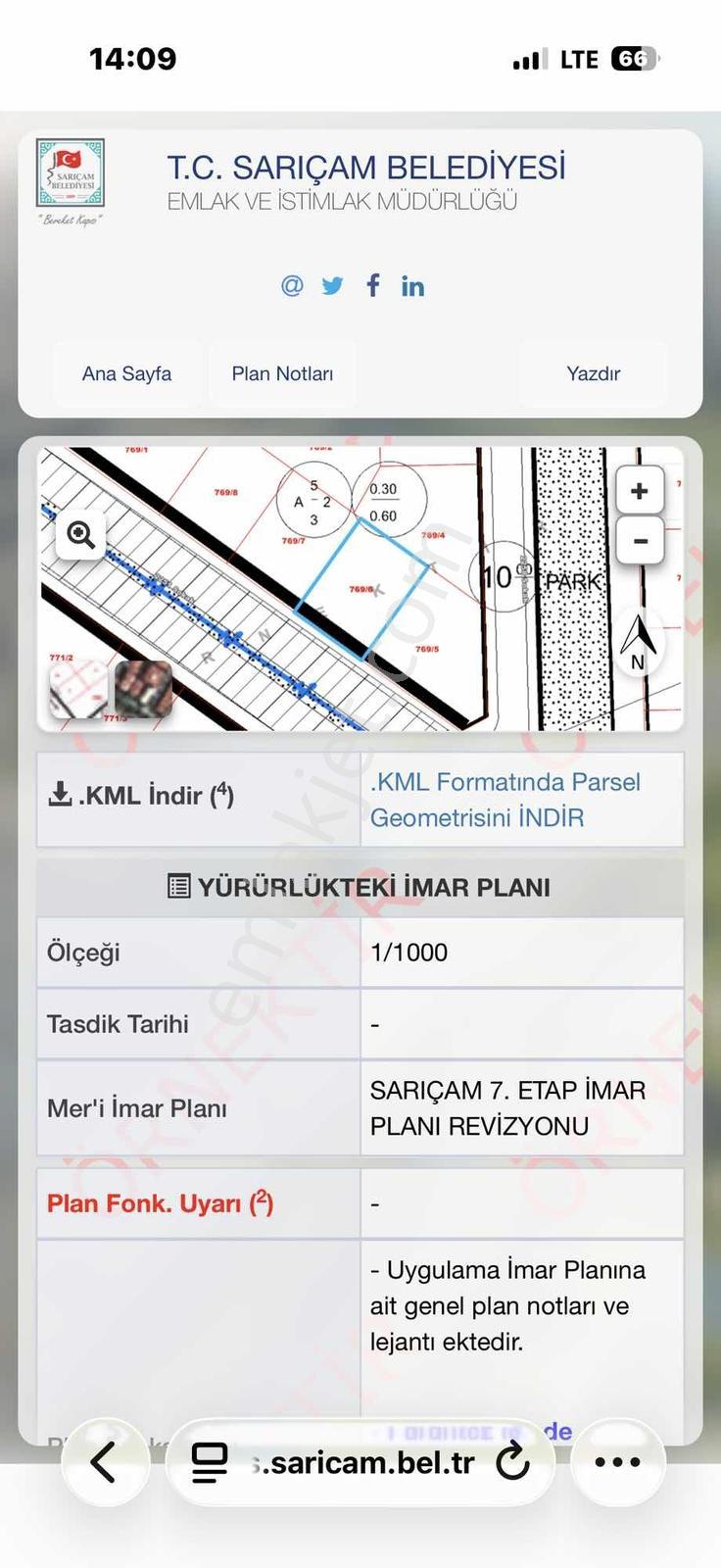 Boynuyoğun Da 25 M Bulvar Üzeri Güney C.383 M2 Satılık Arsa - Görsel 3