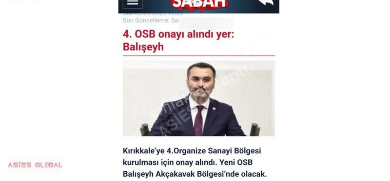 Kırıkkale Ballışeyh'te 10kat İmarlı Fırsat Arsa Toki Konut Komşu - Görsel 2