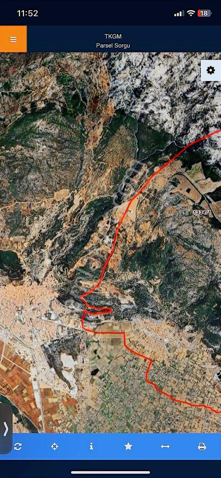Muğla Menteşe Düzen Mevkinde 9826m² Satılık Tarla - Görsel 4