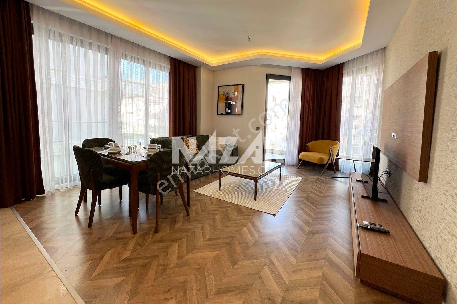 Alanya Cumhuriyet'de Kiralık 2+1 Eşyalı Denize Sıfır Daire - Görsel 35