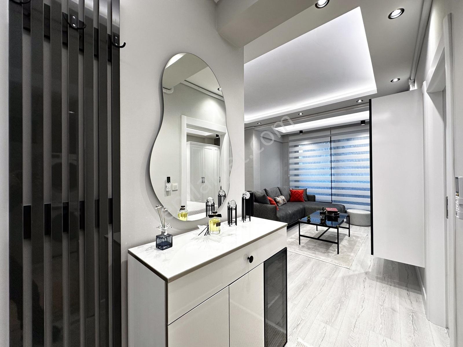 Sıfır Eşyalı | Site İçerisinde Kiralık 1+1 - Havuz Hamam Sauna - Görsel 25