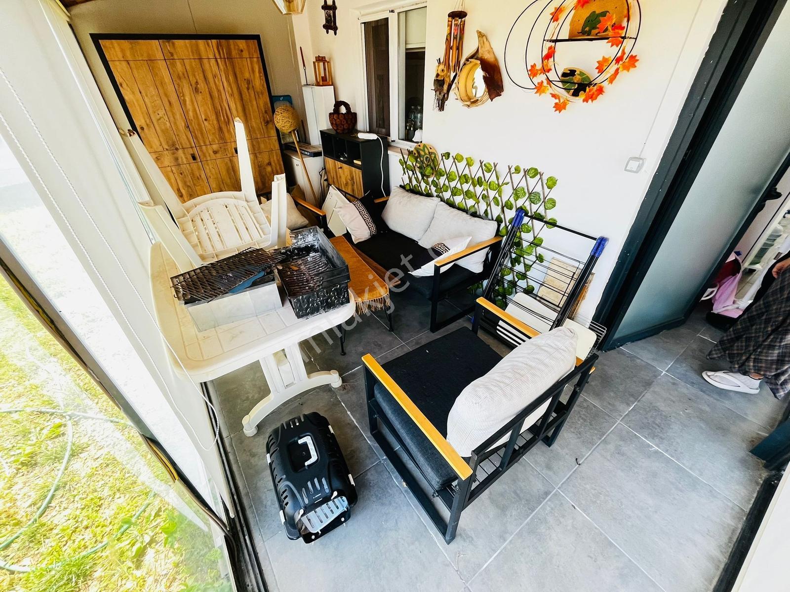 Gömeç Meltem Sitesinde Ful Eşyalı Satılık 2+1 Ön Çephe Villa - Görsel 23