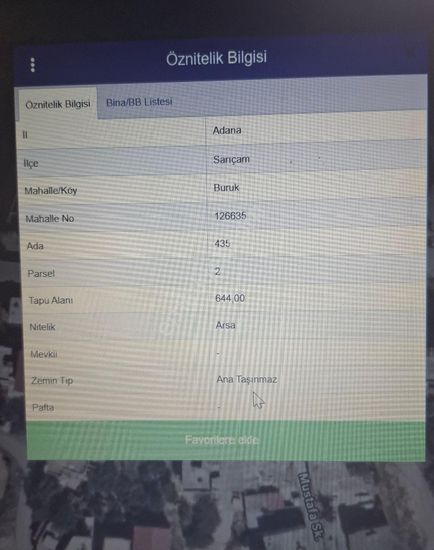 Adana Sarıçam Buruk Mah.de Satılık Tek Tapu Arsa - Görsel 10