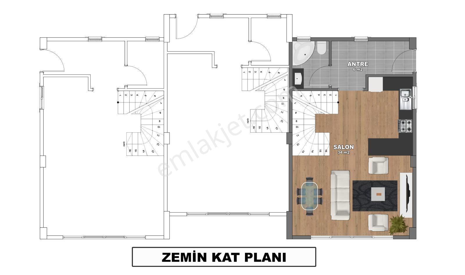 Emsalsiz Denize Sıfır 3+1 Dublex Villa (galya Evleri) - Görsel 27