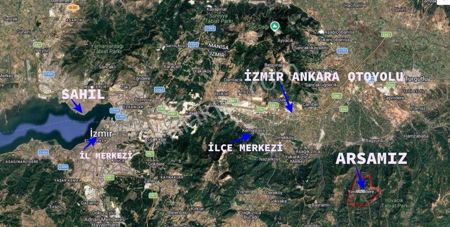 İzmir Kemalpaşada ' 302 M2 Köy İçinde İmarlı Arsa Yola Cephe - Görsel 5
