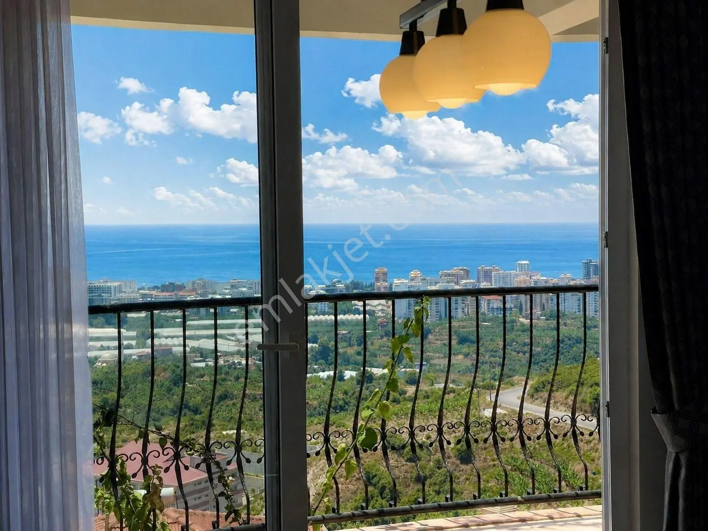 Alanya Gold Cıty Hotel'de Full Deniz Manzaralı Uzun Dönem Kiralık 1+1 Daire - Görsel 2