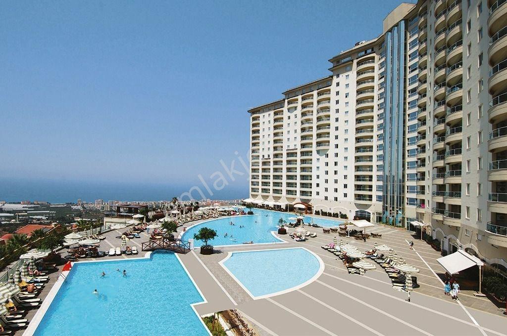 Alanya Gold Cıty Hotel'de Full Deniz Manzaralı Uzun Dönem Kiralık 1+1 Daire - Görsel 14