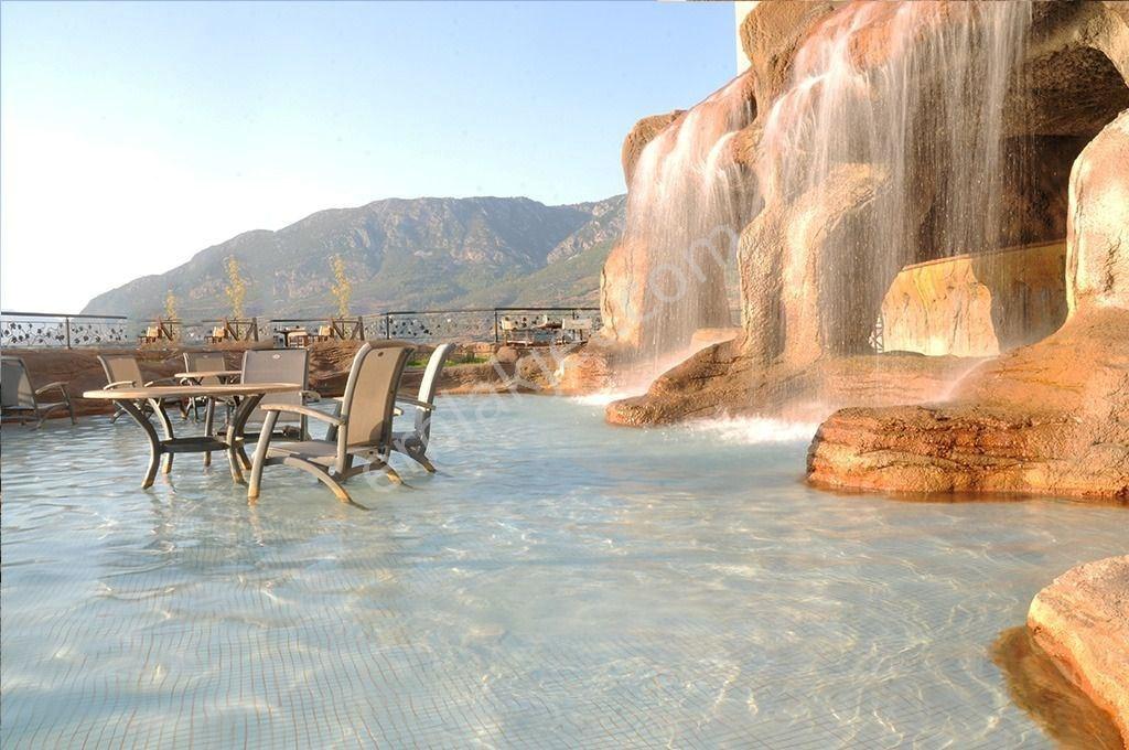 Alanya Gold Cıty Hotel'de Full Deniz Manzaralı Uzun Dönem Kiralık 1+1 Daire - Görsel 18