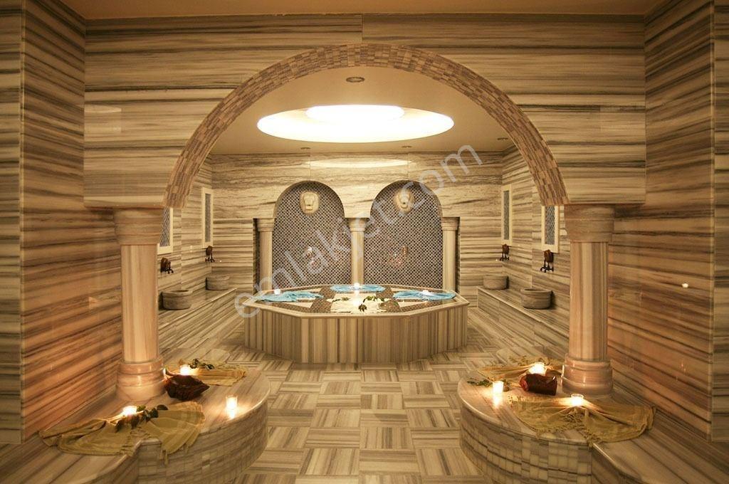 Alanya Gold Cıty Hotel'de Full Deniz Manzaralı Uzun Dönem Kiralık 1+1 Daire - Görsel 21