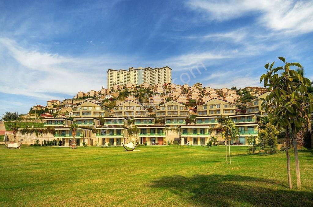 Alanya Gold Cıty Hotel'de Full Deniz Manzaralı Uzun Dönem Kiralık 1+1 Daire - Görsel 13