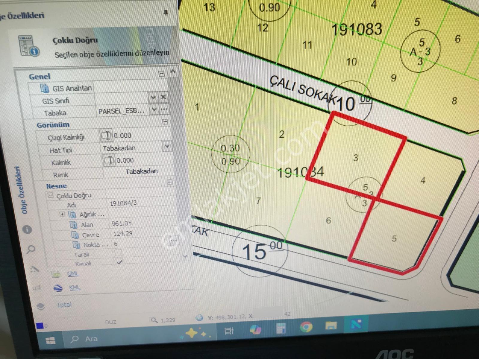 Borsem Ege'den Esenboğa'da 984 M² Satılık Konut İmarlı Köşe Arsa - Görsel 5