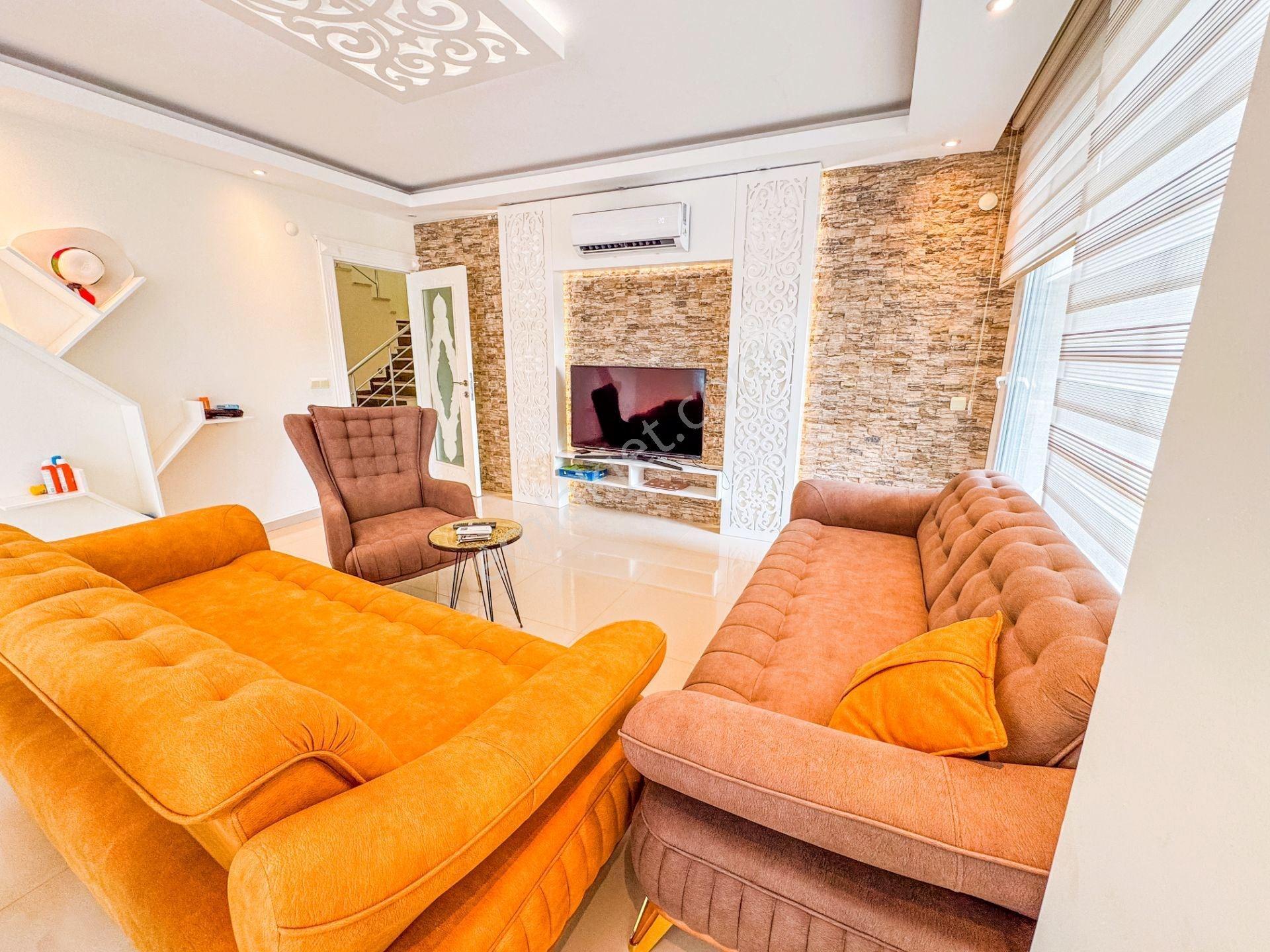 Alanya Kestel Satılık Muhteşem Bir Kompleks 3+1 Lüks Eşyalı Dubleks Daire - Görsel 2