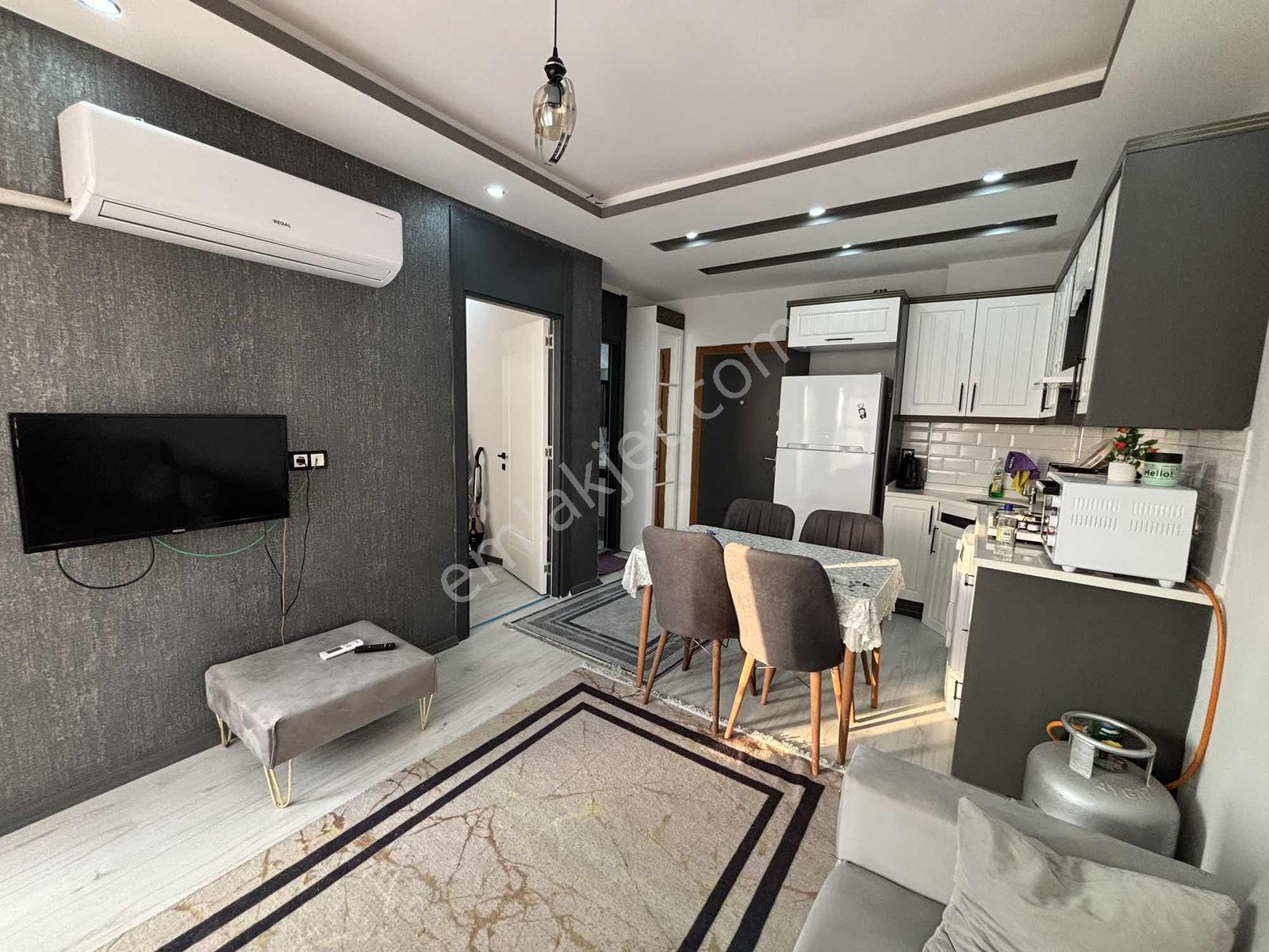 Bulvar Üzeri Az Katlı 1+1 Lüx İşçilik Balkonlu Eşyalı Kiralık - Görsel 16
