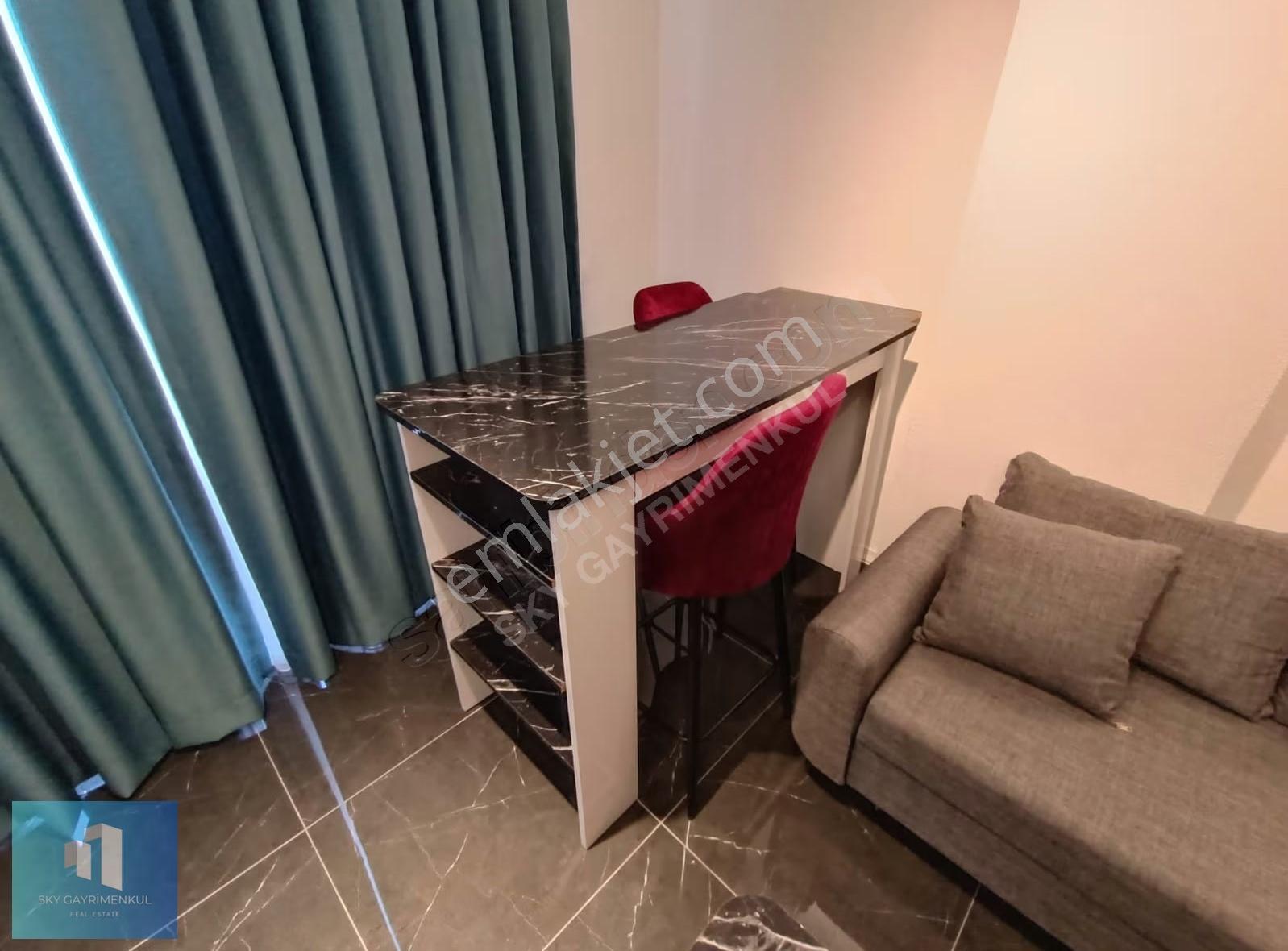 Sky'dan Merkezi Konumda Yeni Ve Lüks Kiralık Eşyalı 1+1 Daire - Görsel 10