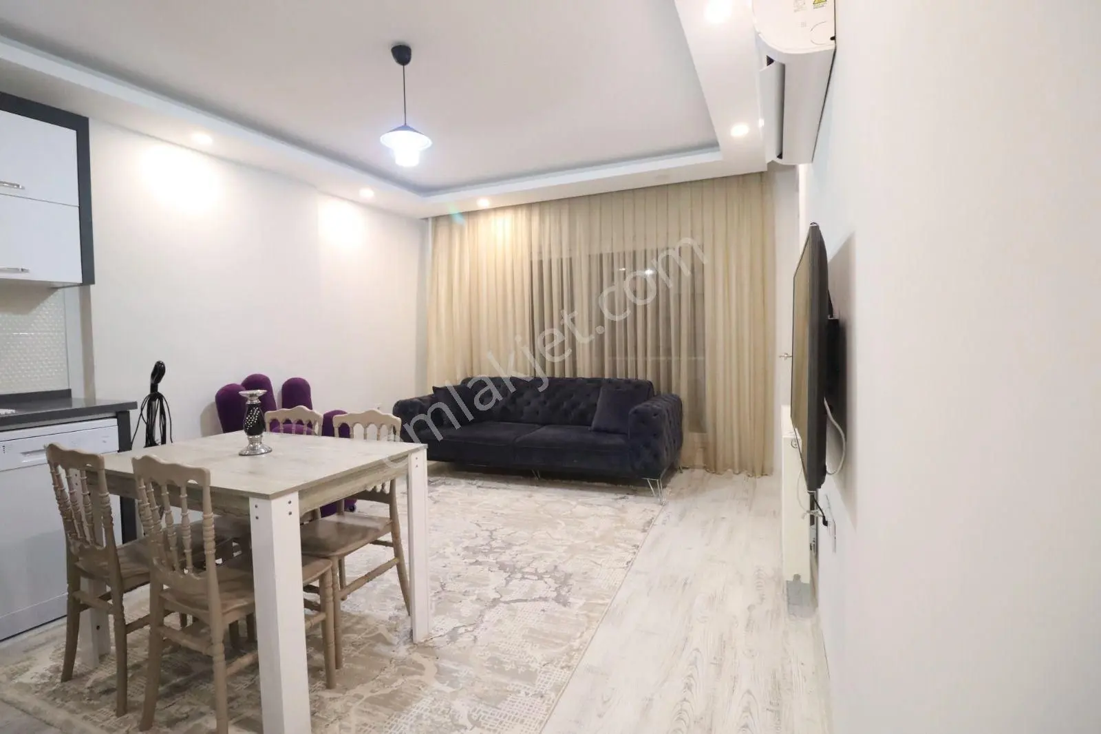 Türk Emlak'tan Hurma Mah. Doğalgazlı 1+1 Eşyalı Kiralık Daire - Görsel 5