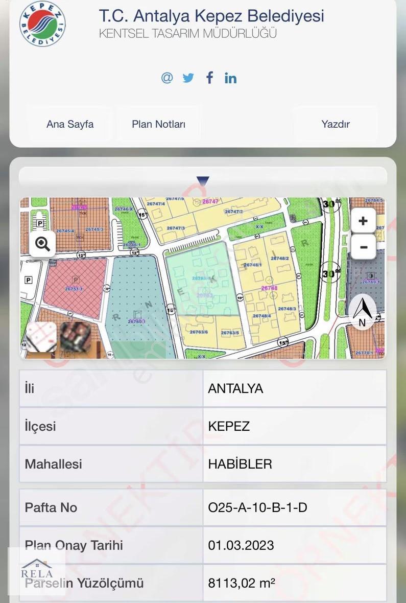 Antalya Kepez Sütçüler Mh. 275 M2 Satılık İmarlı Arsa