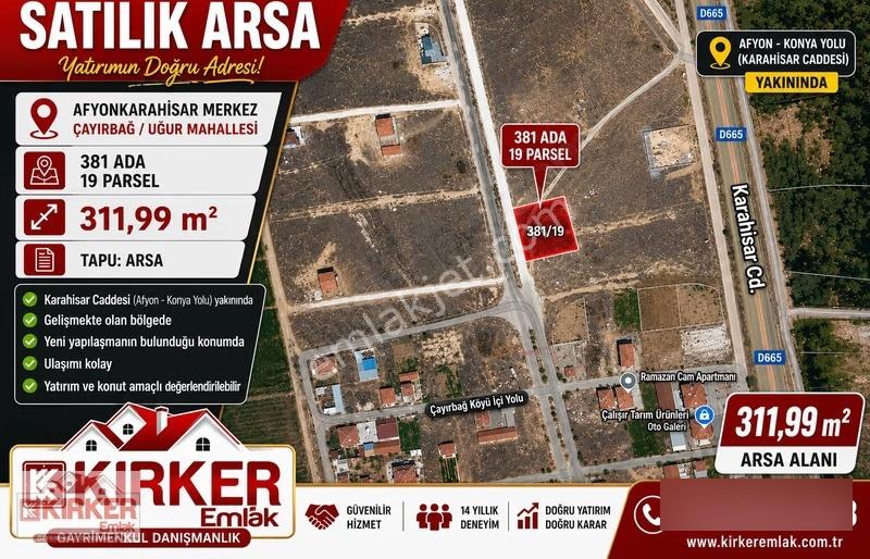 Kırker'den Çayırbağ Uğur Mh. 311.99 M² Satılık Fırsat Arsa !