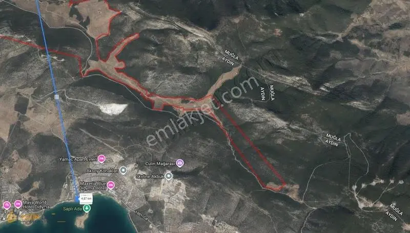 Aydın Didim Akyeniköy'de Satılık 305m2 Arsa - Görsel 4