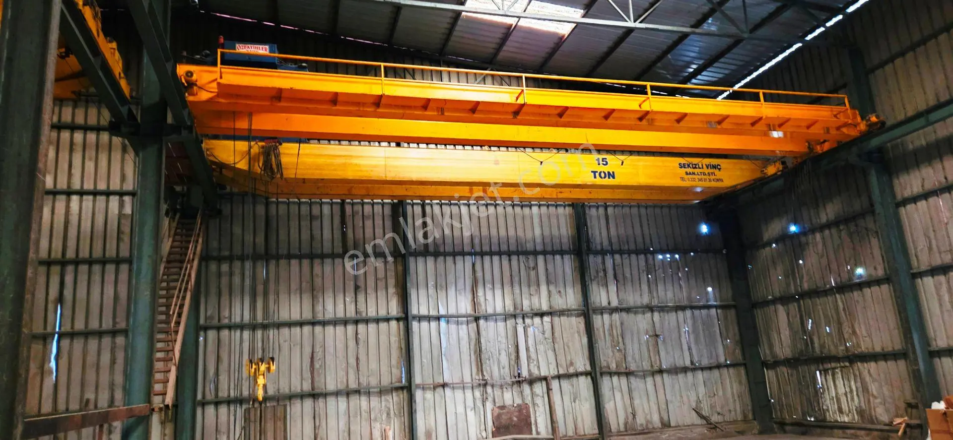 Gebze Tem Yakını 250 Kw 15 Tonluk Vinçli 1.100m2 Kiralık Fabrika - Görsel 24