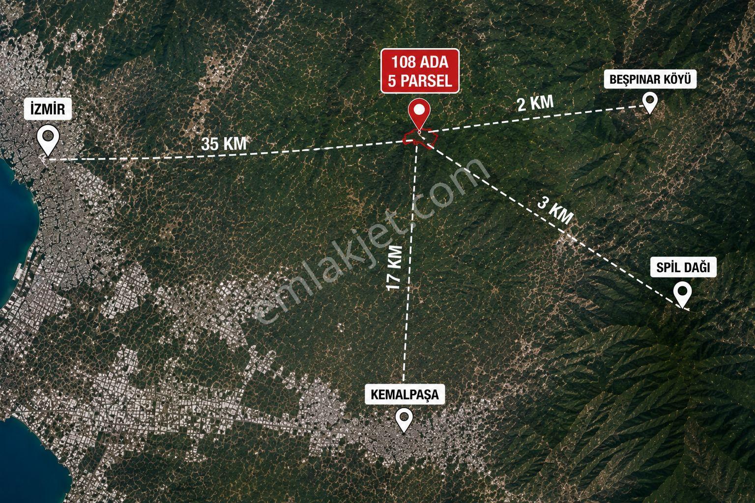 Spil Dağı Eteklerinde, Beşpınar'da 9.765 M² Büyüklüğünde Kiraz Bahçesi Ve Tarla - Görsel 3