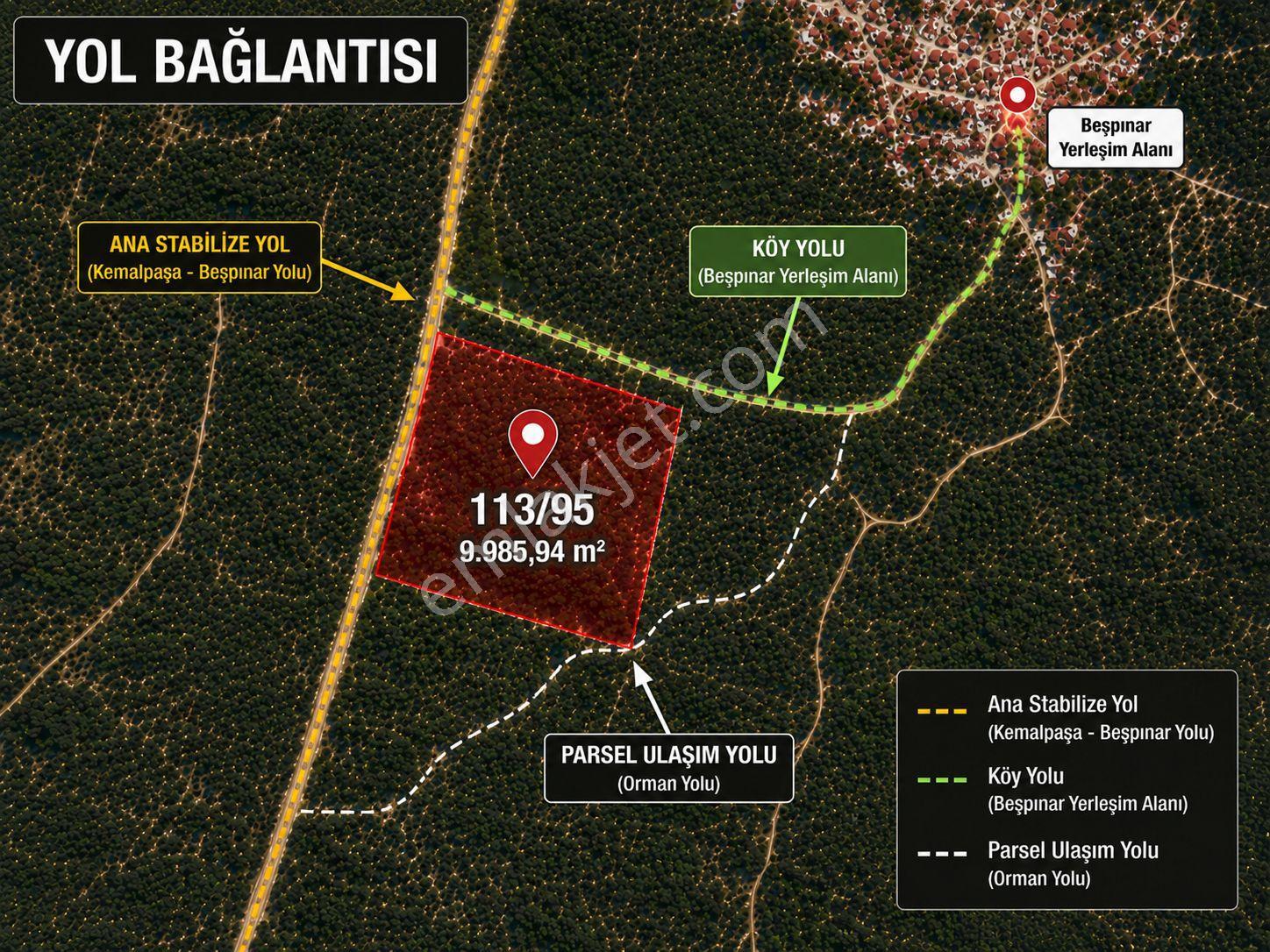 Beşpınar'da Doğayla İç İçe, Suyu Olan Ve Üretime Uygun 9.986 M² Tarla - Görsel 3