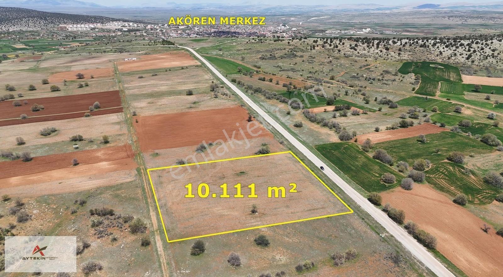 Akören Ağalar Mahallesinde Yola Sıfır 10.111 M² Müstakil Tarla - Görsel 6