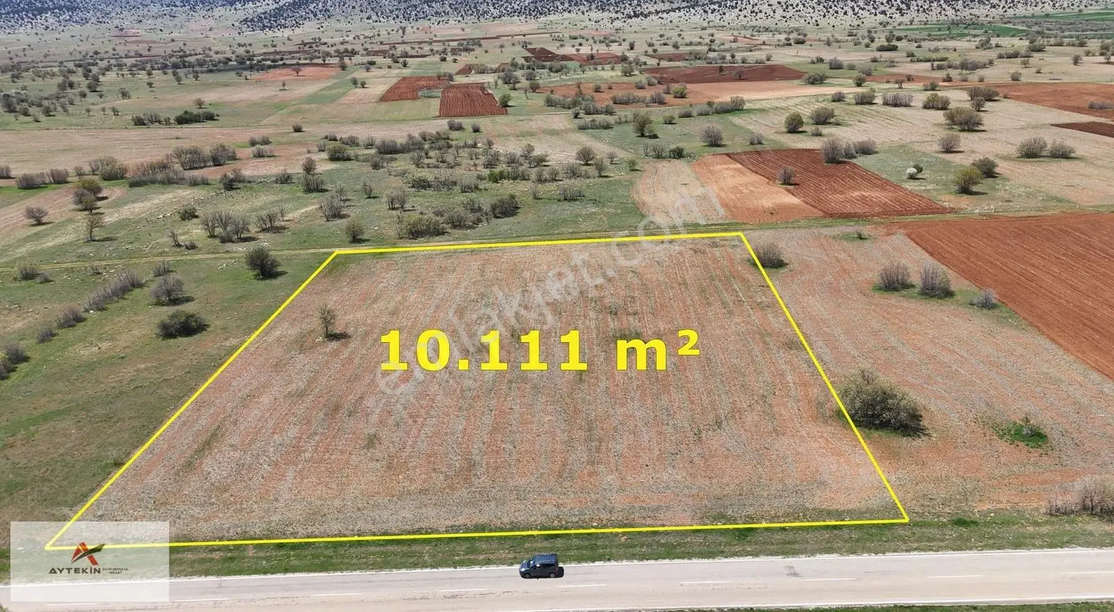 Akören Ağalar Mahallesinde Yola Sıfır 10.111 M² Müstakil Tarla - Görsel 3