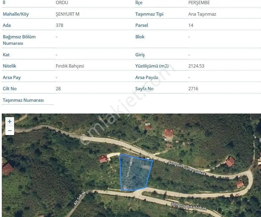 Perşembe-şenyurt'da Güzel Konumda Arsa - Görsel 12