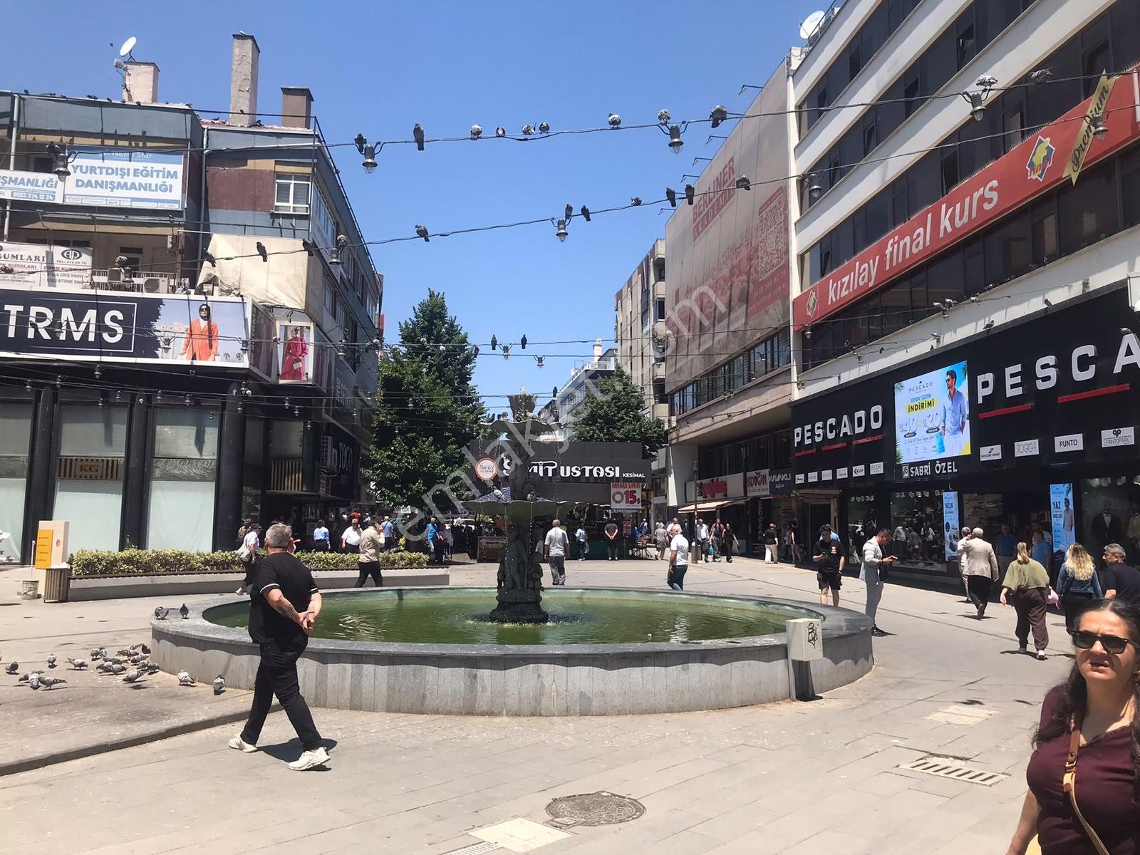 Kızılay İzmir 2'de Katta Ön Tabela Cephe 110m2 Yapılı İşyeri - Görsel 30