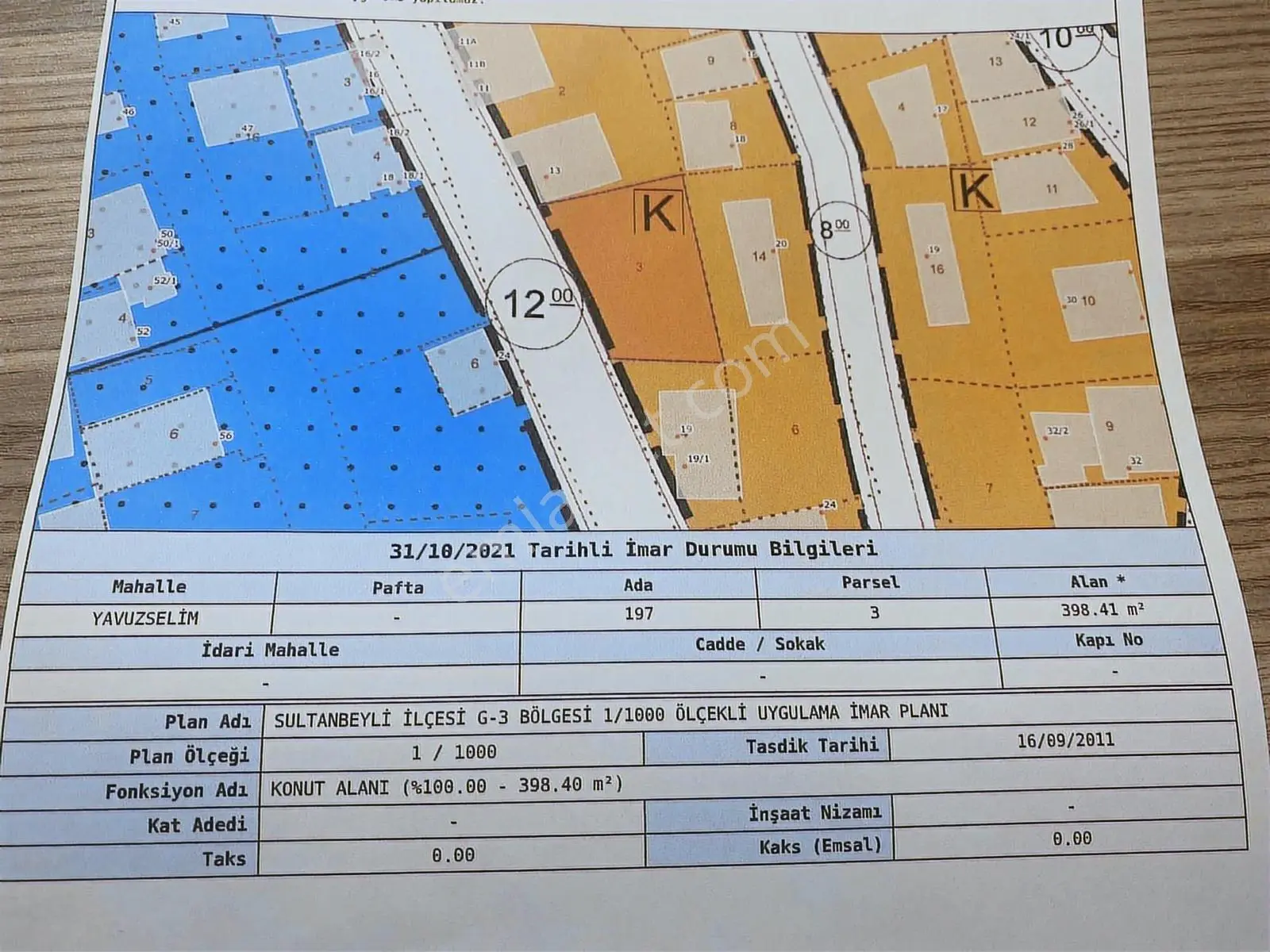 Vefa Gayrimenkulden Y.selim Mahallesinde Satılık 398 M² Arsa - Görsel 2