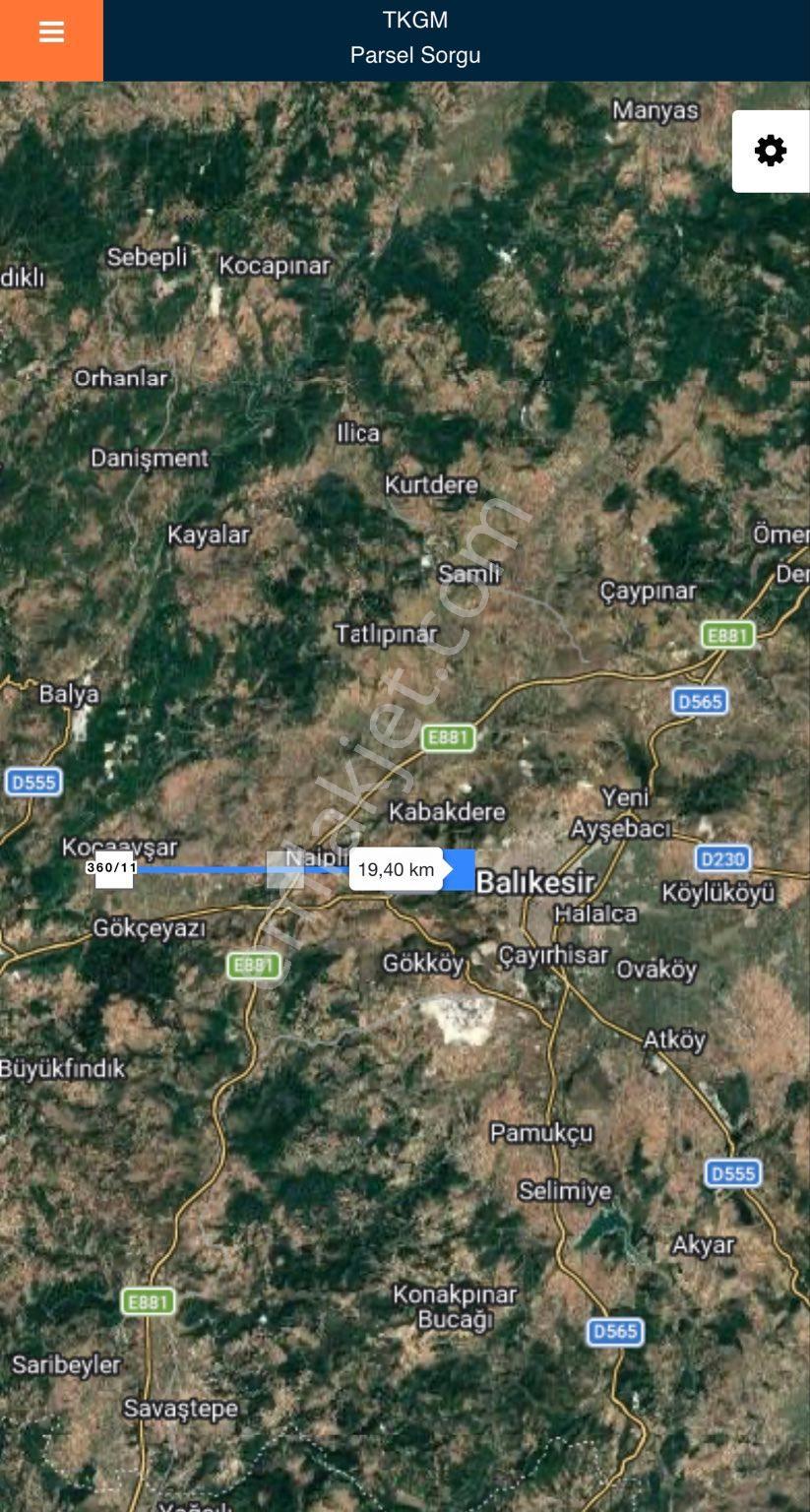Balcity - Karesi Kocaavşar Mah. Tek Tapu Fırsat 1.681 M2 Bahçe - Görsel 11