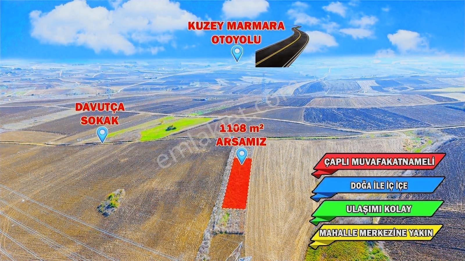 Silivri Kadıköy Mahallesinde Tel Örgülü 1.108 M2 Satılık Tarla - Görsel 17