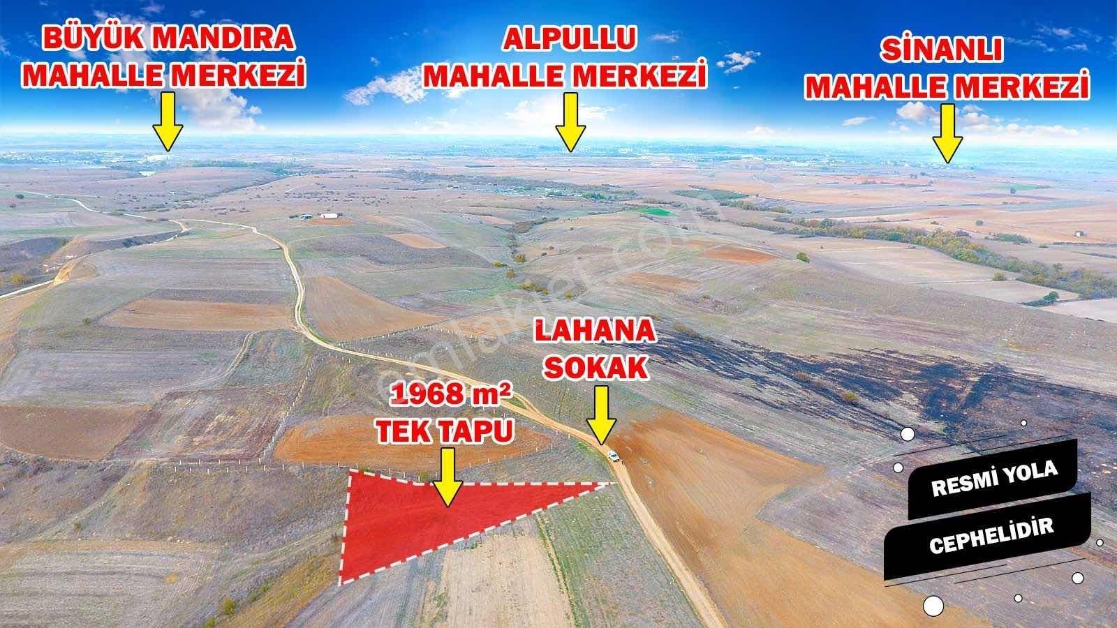 Tekirdağ Hayrabolu Lahana Mahallesinde Tek Tapu 1.968 M2 Tarla - Görsel 6