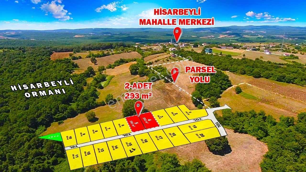 Çatalca Hisarbeyli Mahallesinde Orman Manzaralı 293 M2 Parseller