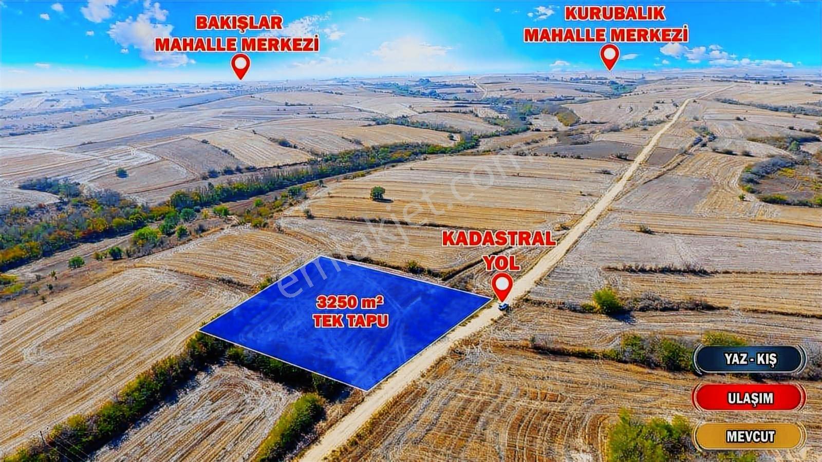 Pehlivanköy Yeşilova Yola Cephe Tek Tapu 3.250 M2 Müstakil Tarla - Görsel 3