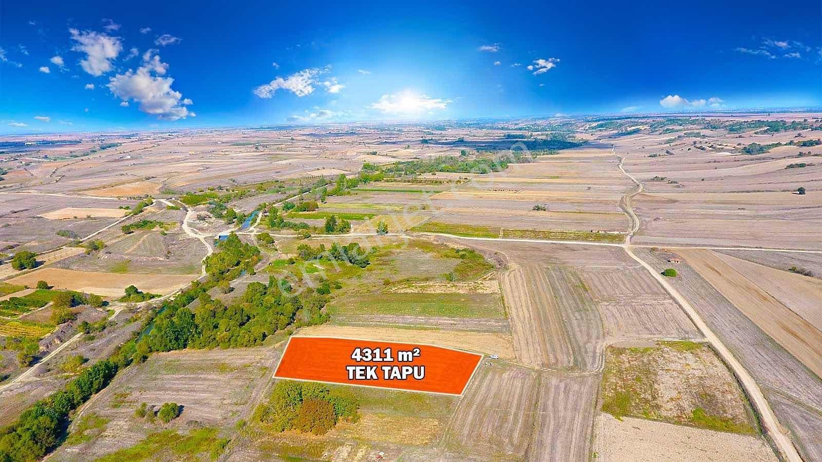 Babaeski Taşağıl Mahallesinde Müstakil Tek Tapu 4331 M2 Tarla - Görsel 16
