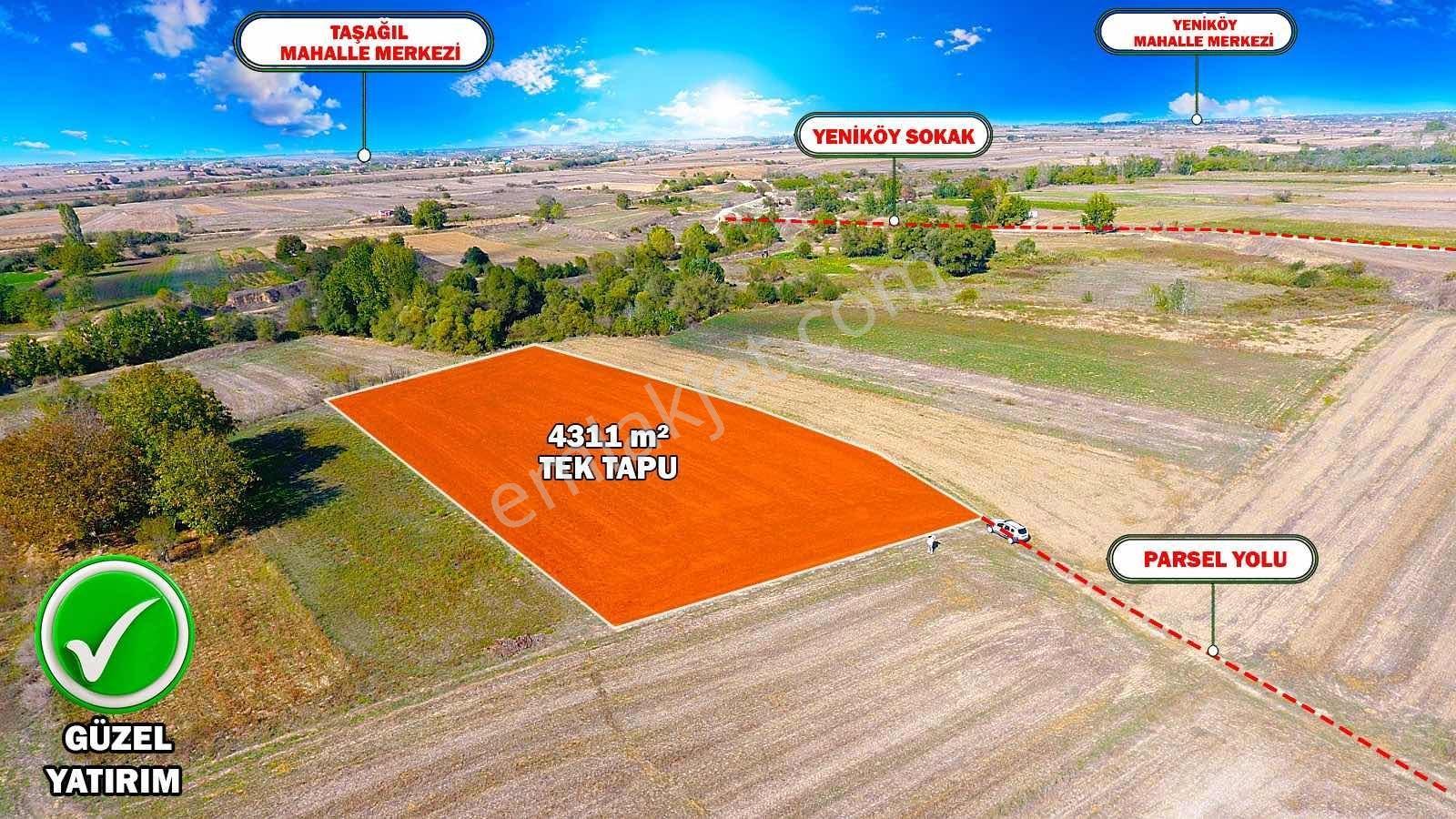 Babaeski Taşağıl Mahallesinde Müstakil Tek Tapu 4331 M2 Tarla