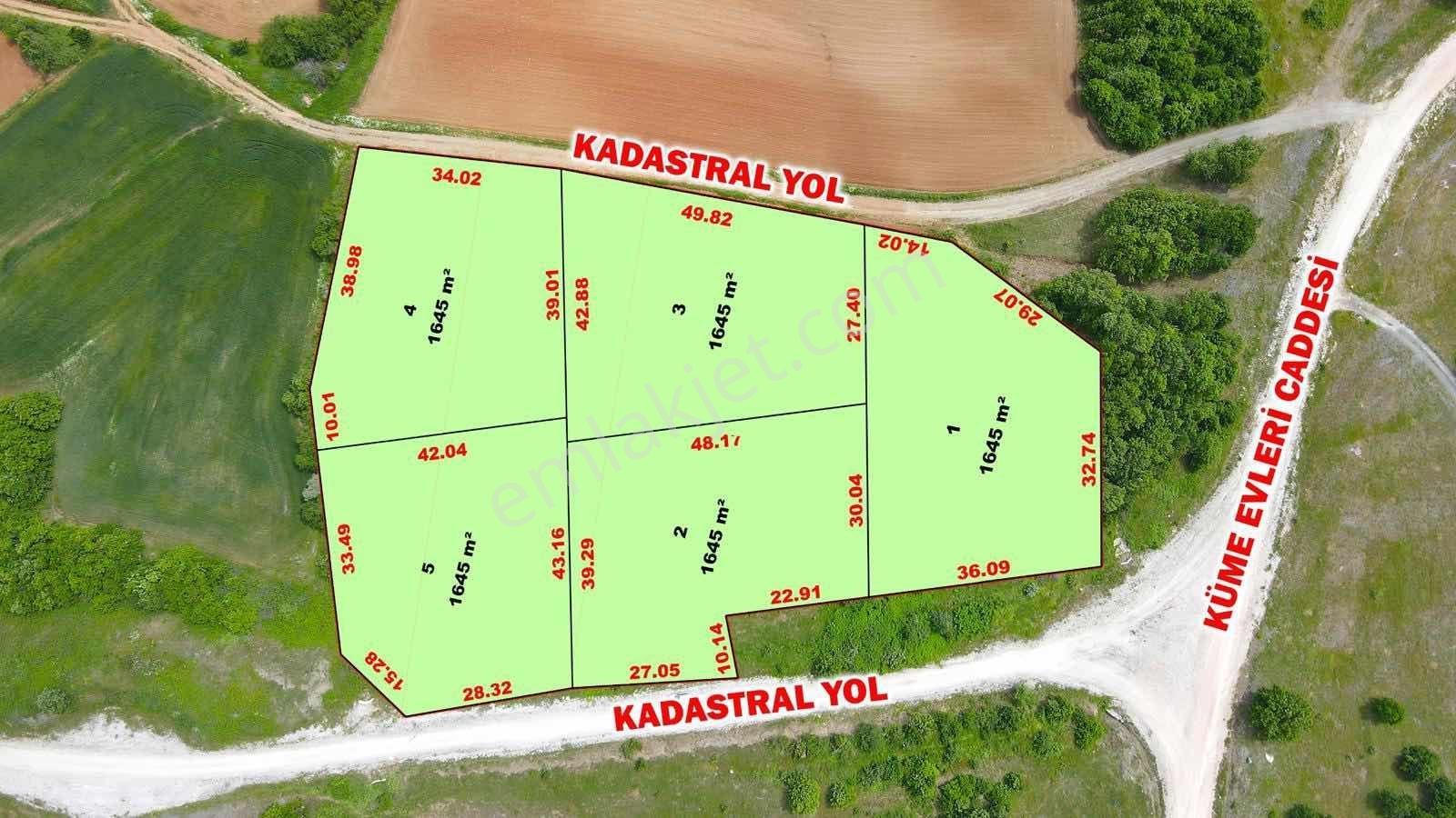 Edirne Vaysal Mahallesinde 8226 M2 Toplu Satılık Yola Cephe Arsa - Görsel 12