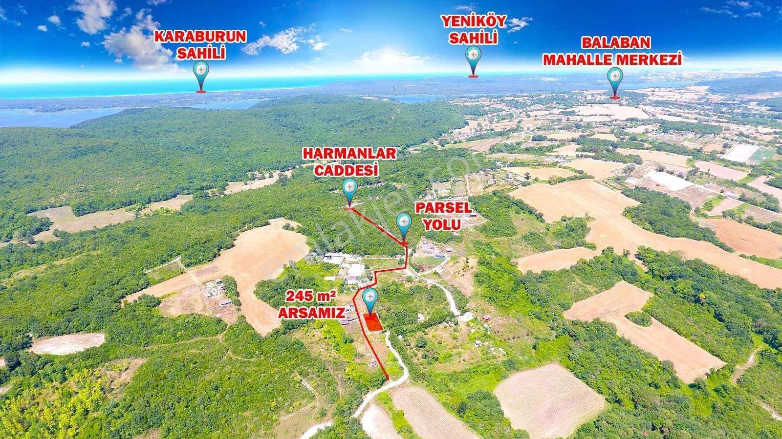 Balaban Göl Ve Orman Manzaralı Telle Çevrili 245 M2 Satılık Arsa - Görsel 5