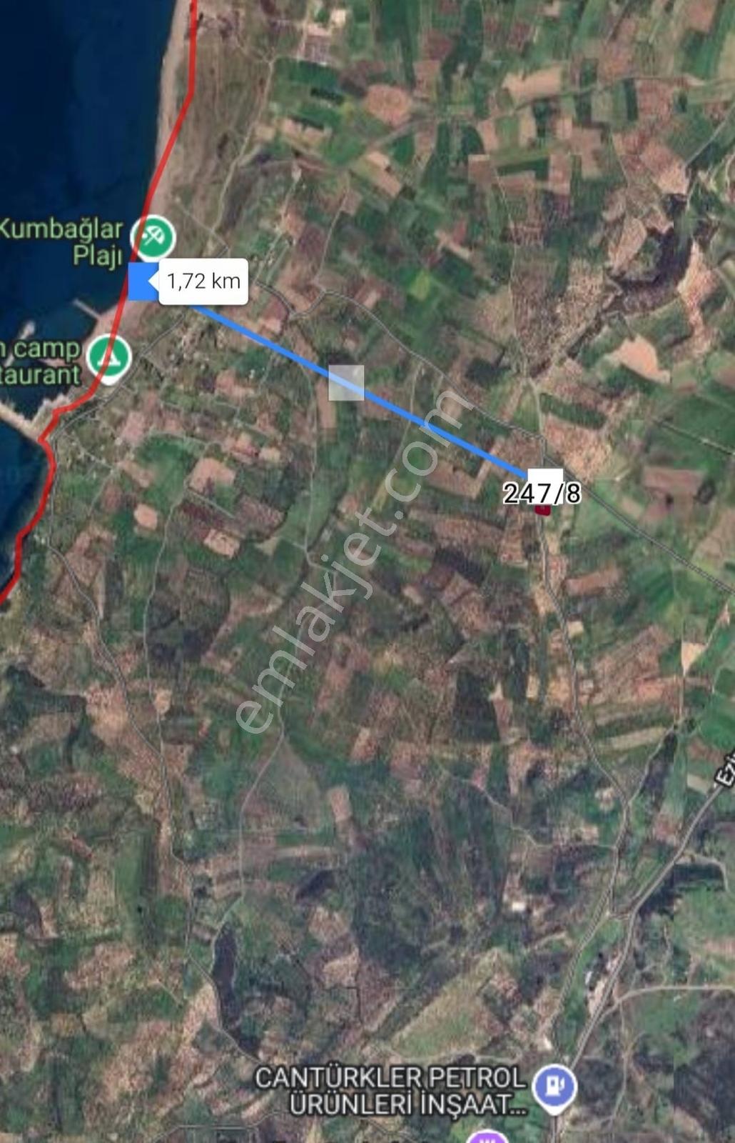 &kerim'den Satılık Gülpınar'da Ana Yola125m Cepheli 5136m2 Tarla - Görsel 32